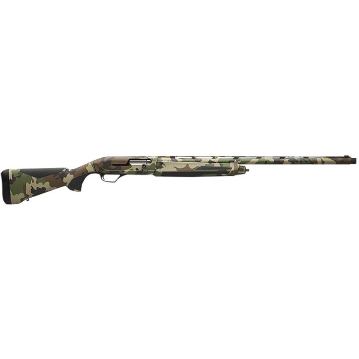 Browning 011765204 Maxus II12 Gauge 3.5" 4+1 28", Woodland Camo, Synthetic Furniture with Overmolded Grip Panels, Fiber Optic Sight