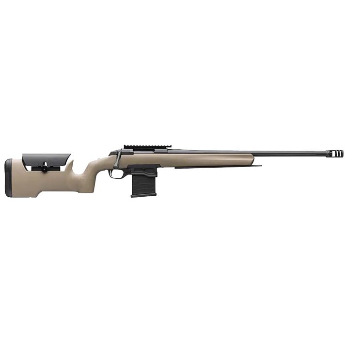 Browning 035587282 X-Bolt Target Max Competition Lite 6.5 Creedmoor 10+1 22" Matte Blued 4.49" Fluted Barrel, Matte Blued Steel Receiver, Flat Dark Earth Fixed Max Adj Comb Stock, Right Hand