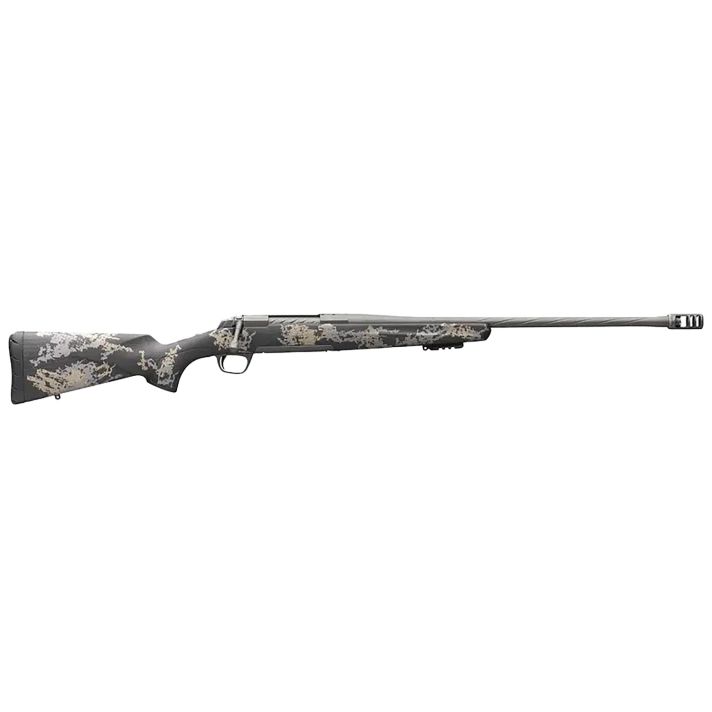 Browning 035583299 X-Bolt Mountain Pro SPR 6.8 Western 3+1 20" Steel Fluted Sporter Barrel, Tungsten Gray Cerakote Steel Receiver, Accent Graphic Black/ Carbon Fiber Stock, Right Hand
