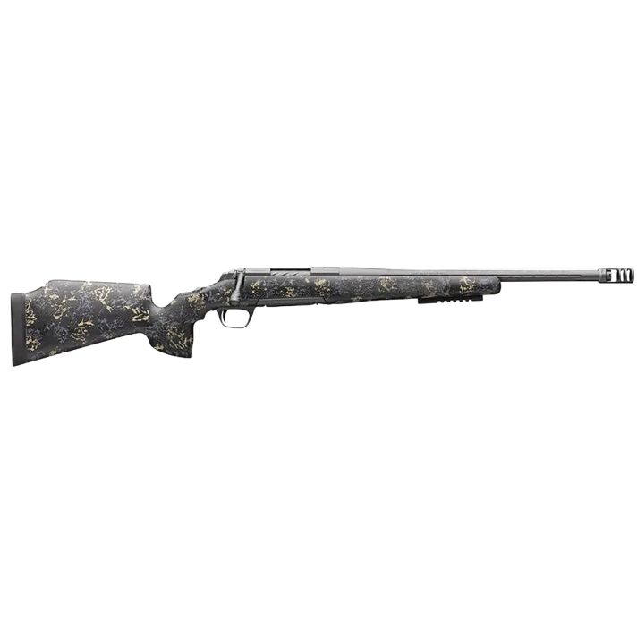 Browning 035584288 X-Bolt Pro McMillan LR SPR 28 Nosler 3+1 22" Fluted, Carbon Gray Barrel/Rec, Sonora Carbon Ambush Camo Fixed McMillan Game Warden 2.0 Stock, Recoil Hawg Muzzle Brake