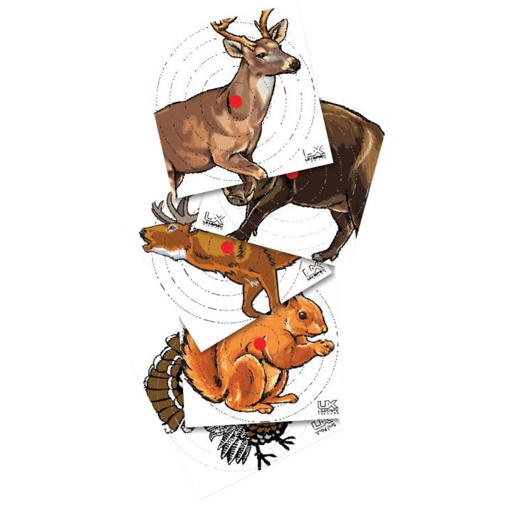 Umarex USA 2218076 Paper TargetsAnimals, Hanging Heavy Paper, Air Rifle Multi-Color 100