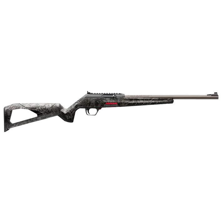 Winchester Repeating Arms 521153102 Wildcat22 LR 10+1 18" Gray Barrel, Matte Black Rec, Skeletonized Forged Carbon Gray Synthetic Stock, Ghost Ring Sight