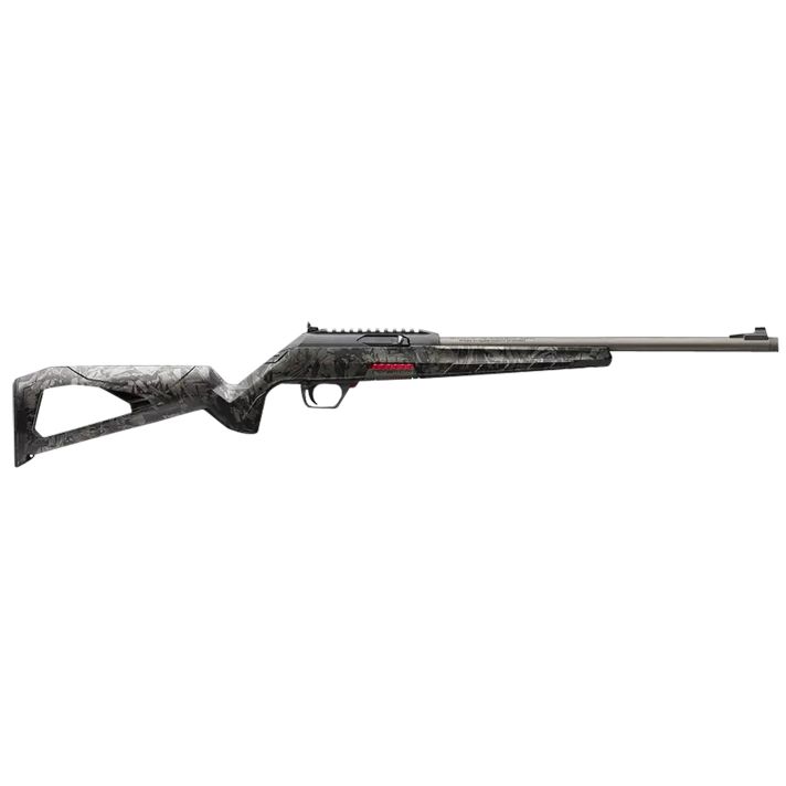 Winchester Repeating Arms 521154102 Wildcat SR 22 LR 10+1 16.50" Threaded Sporter Barrel,Picatinny Rail Matte Black Polymer Receiver, Forged Carbon Gray Skeletonized Synthetic Stock, Ambidextrous