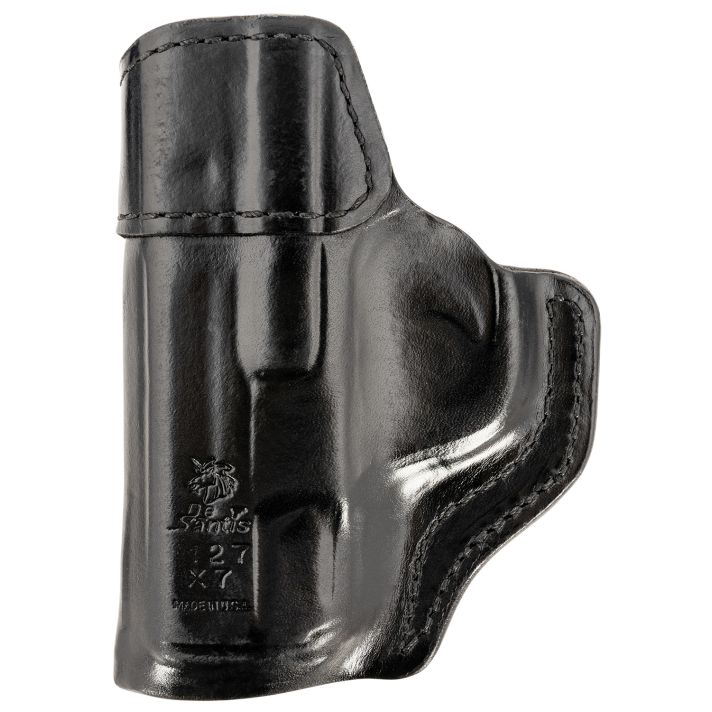 DeSantis Gunhide 127BAX7Z0 Inside HeatIWB Black Leather Belt Clip Fits S&W M&P Shield 9/40 Right Hand