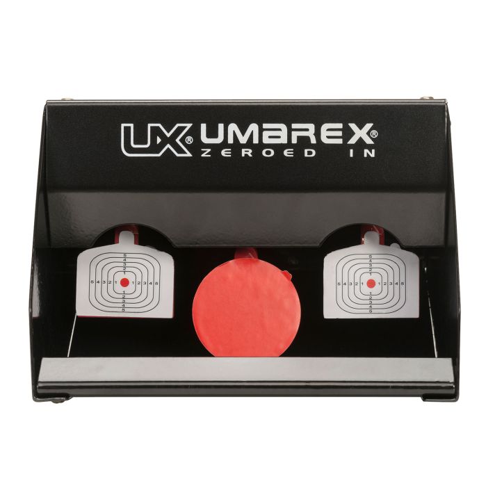Umarex USA 2218075 Trap Shot Re-Setable Steel Red/White Target Air Rifle