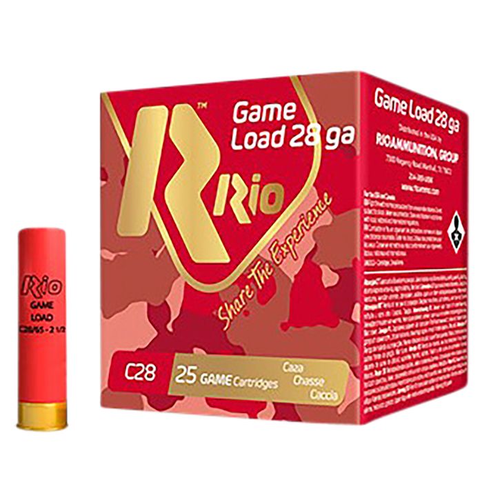Rio Ammunition RCHV2875 Game Load Heavy Field 28Gauge 2.75" 1oz 7.5Shot 25 Per Box/10 Case