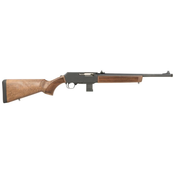 Henry H027H9G Homesteader w/Glock Mag Well Adapter 9mm Luger 10+1 16.37" Blued Steel Threaded Barrel, Black Anodized Aluminum Drilled & Tapped Receiver, Fixed American Walnut Wood, Ambidextrous