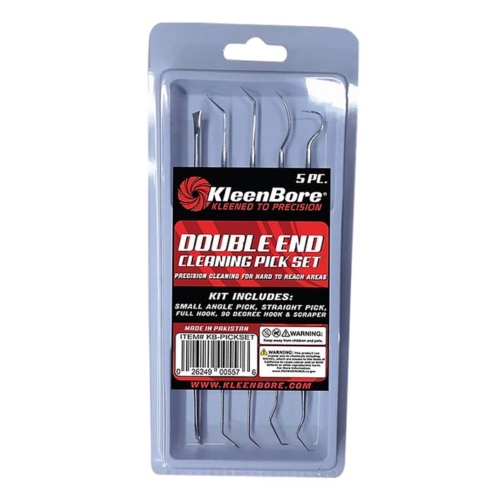 KleenBore KB-PICKSET Stainless Steel Double Ended Gun Pick Set