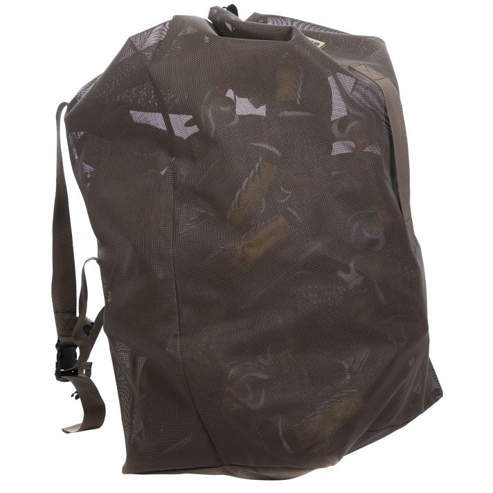 Higdon Outdoors 37177 Decoy BagSmall Black PVC Coated Mesh 39" x 18" x 15" Holds up to 36 Standard Decoys