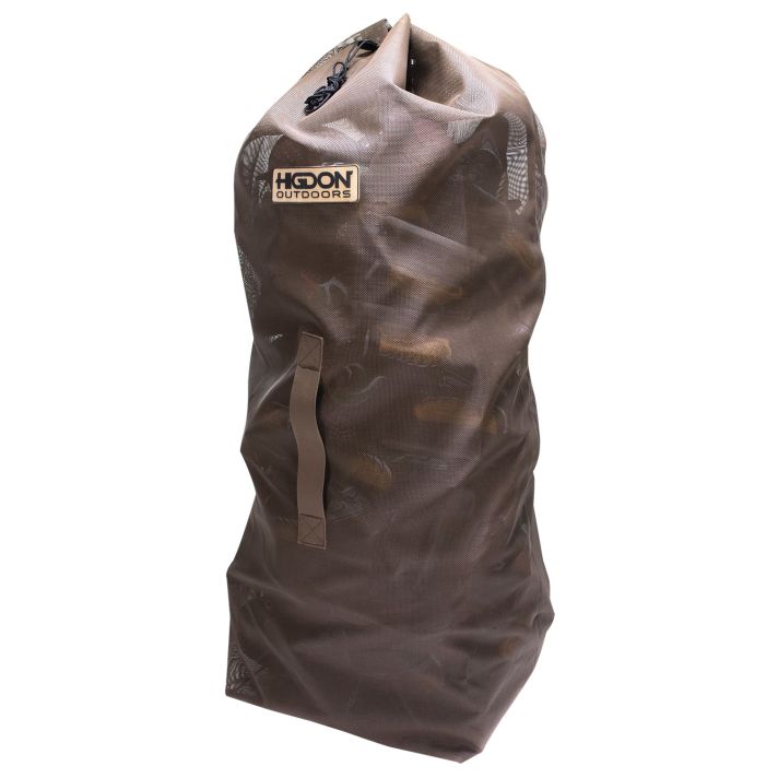 Higdon Outdoors 37179 Decoy BagLarge Black PVC Coated Mesh 51" x 18" x 15" Holds up to 56 Standard Decoys