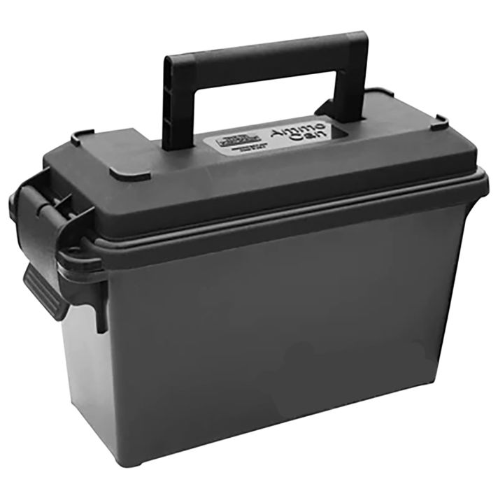 MTM Case-Gard AC30T40 Ammo Can Tall 30Cal Black Polypropylene