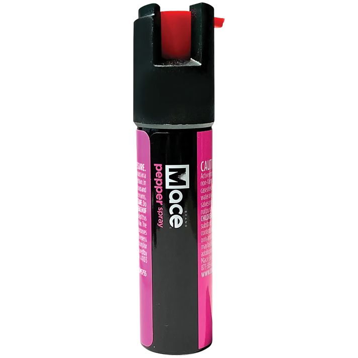Mace 60011 Twist Lock Pepper Spray OC Pepper 15 Bursts Range 10 ft 0.75 oz Neon Pink