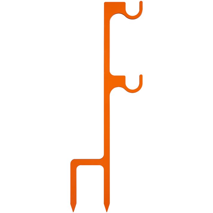 Champion Targets 44915C Impact Steel Double Hanger Stake Rimfire Orange