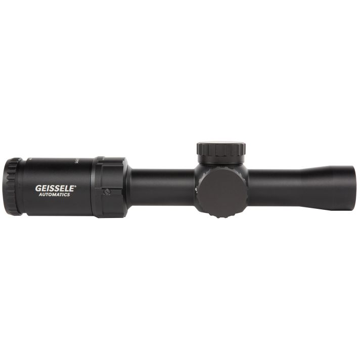 Geissele AutomaticsSuper PrecisionBlack Anodized Black 1-6x26mm 30mm Tube Illuminated DMRR-1 Reticle