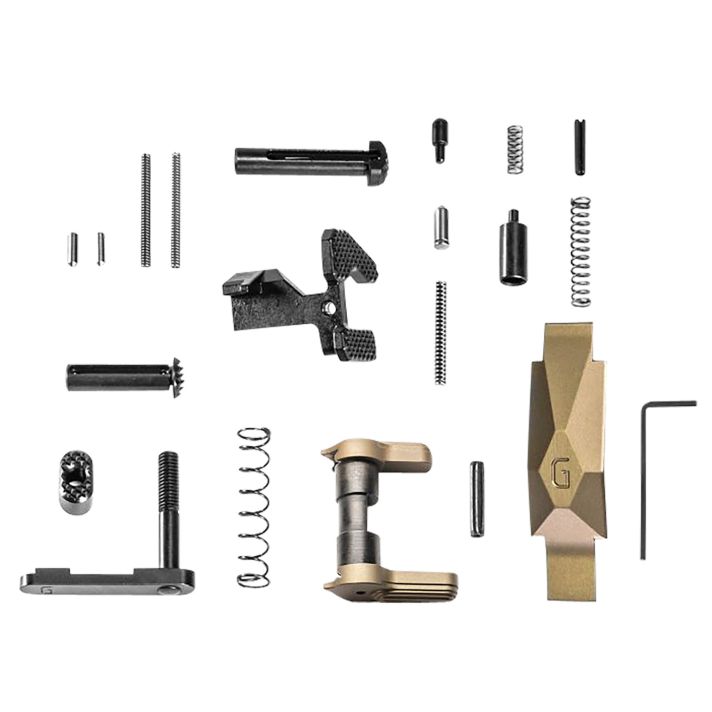 Geissele AutomaticsUltra Duty Lower Parts Kit DDC, Ambi Safety, Oversized Bolt Release/Catch for AR-15