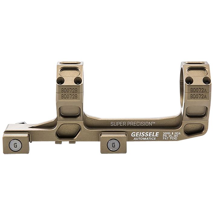 Geissele AutomaticsAR15 Super Precision Scope Mount/Ring Combo Desert Dirt Color Anodized