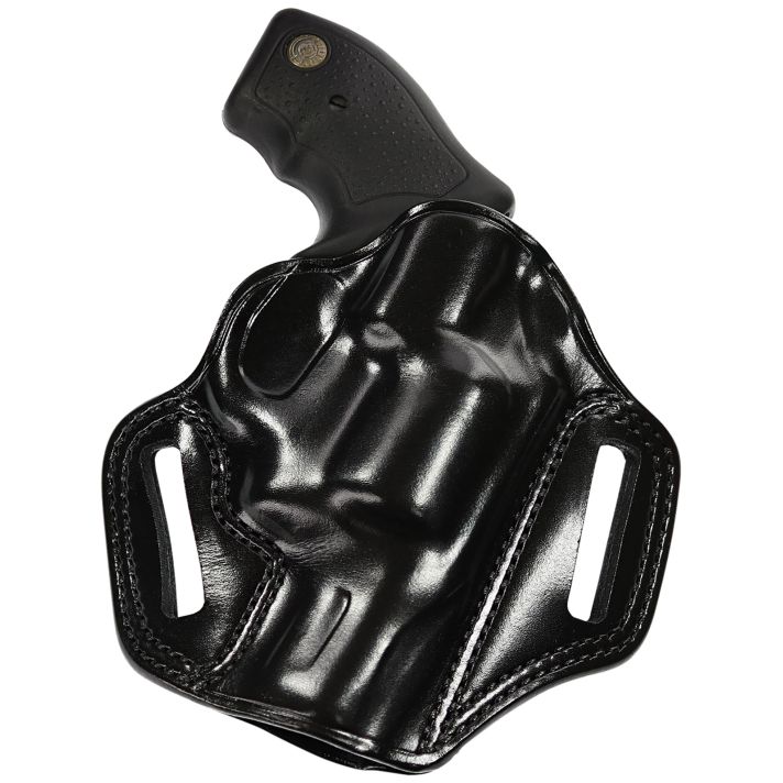 Galco CM270B Combat MasterOWB Black Leather Belt Slide Fits Browning Hi-Power/Springfield SA-35/Girsan MC P35/Match Right Hand
