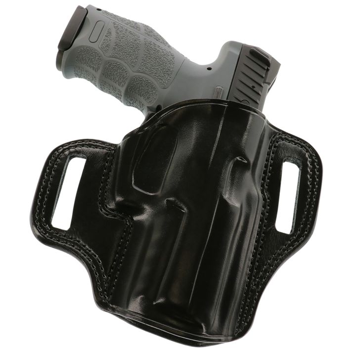 Galco CM854B Combat MasterOWB Black Leather Belt Slide Fits HK VP9 Right Hand