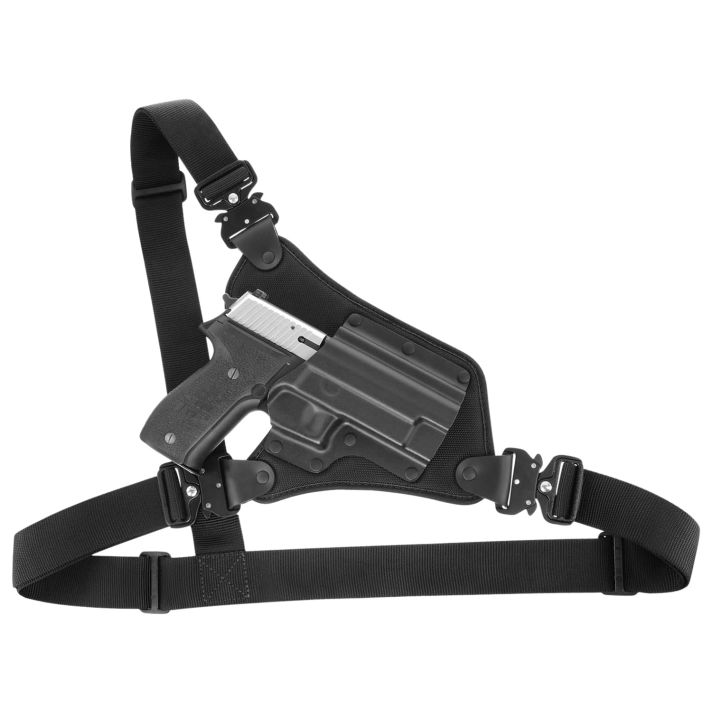 Galco HR212RB High ReadyFits Chest Up To 58 " Black Kydex/Nylon Shoulder/Torso Strap Fits Kimber 1911/Colt 1911/AMT Hardballer Right Hand