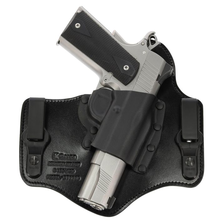 Galco KT870RB KingTuk Deluxe IWB Black Kydex/Leather UniClip Fits Sig P365/XL/5X Right Hand
