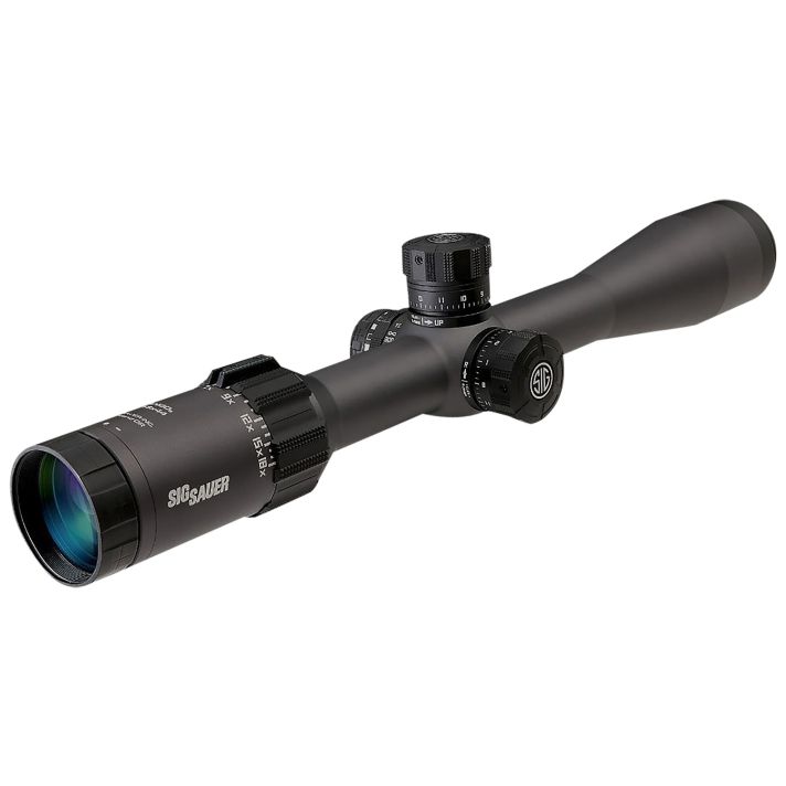 Sig Sauer Electro-Optics SOTD63112 Tango-DMRBlack 3-18x44mm 34mm Tube Illuminated MRAD Milling 2.0 Reticle