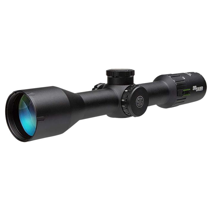 Sig Sauer Electro-Optics SOW63114 Whiskey6Black 3-18x 44mm 30mm Tube Quadplex Reticle Features Locking Turrets