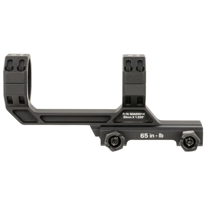 Sig Sauer Electro-Optics SOA20014 Alpha MSR Scope Mount/Ring Combo Black Anodized Aluminum 30mm Tube, 1913 Picatinny Rail Mount