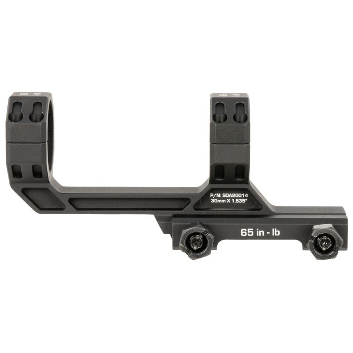 Sig Sauer Electro-Optics SOA20015 Alpha MSR Scope Mount/Ring Combo Black Anodized 34mm | 0 MOA