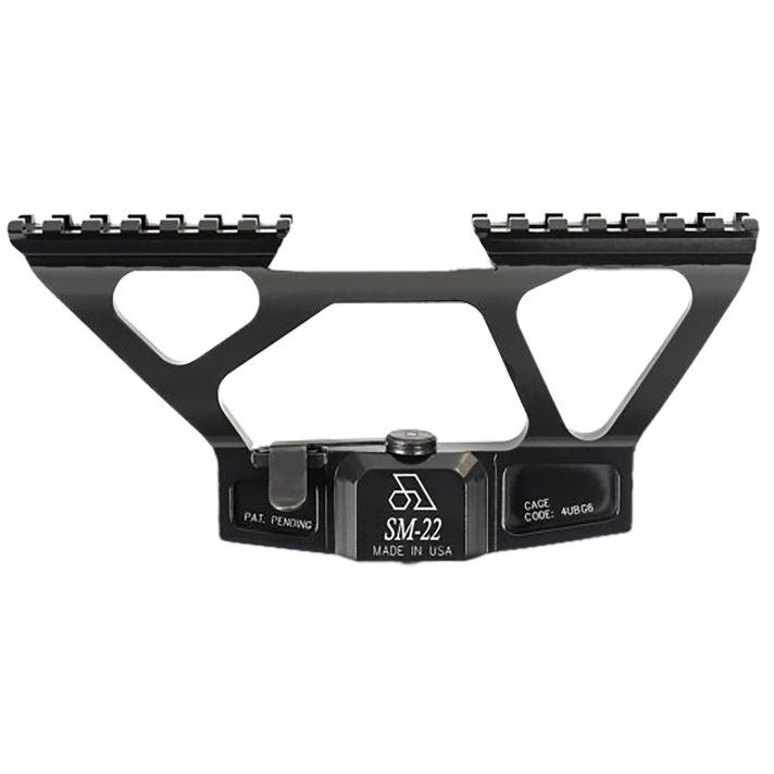 Arsenal SM22 AK Scope Mount SAM7K SeriesBlack Anodized 0 MOA