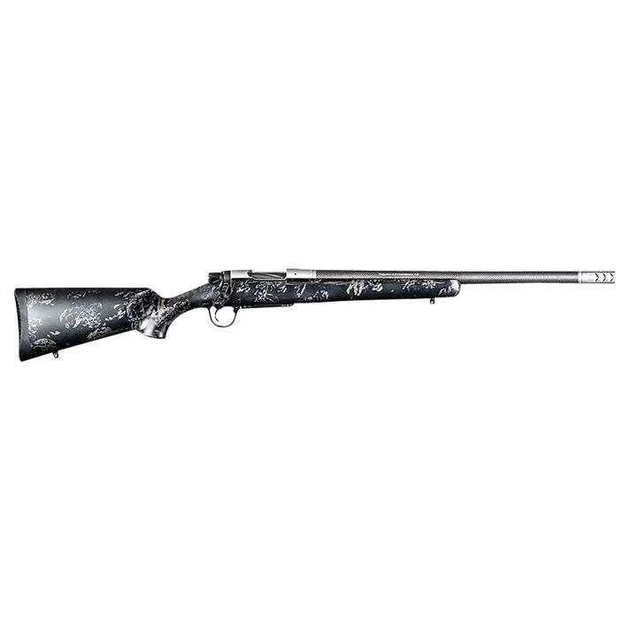 Christensen Arms 8010622200 Ridgeline FFT TI Full Size 6.5 PRC 3+1 20" Stainless Threaded Barrel, Drilled & Tapped Aluminum Receiver, Black w/Gray Accents Fixed Sporter Carbon Fiber Stock, Right Hand