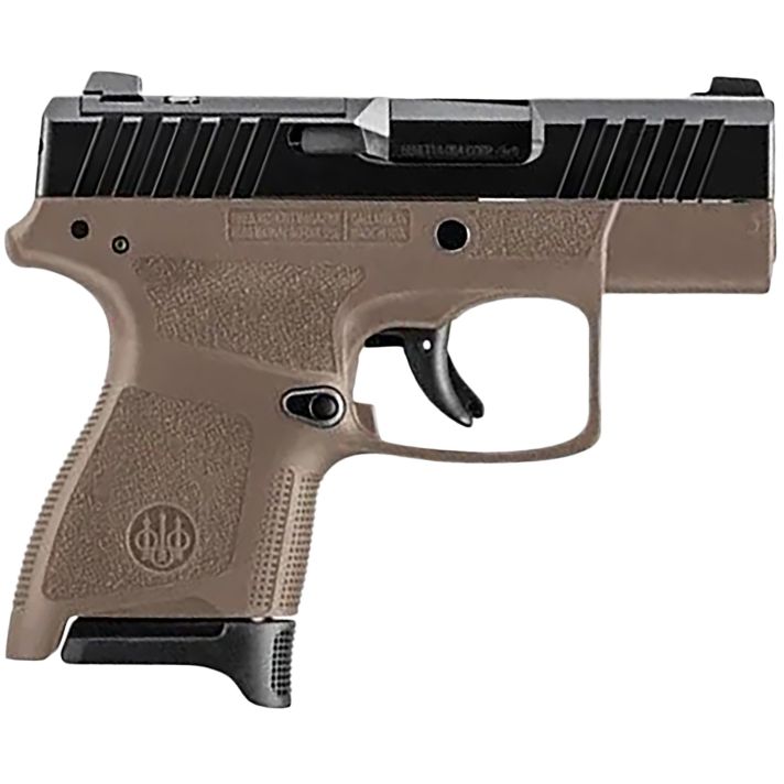 Beretta USA JAXN9258A1 APX A1 Carry Micro-Compact Frame 9mm Luger 8+1 3" Blued Steel Barrel, Black Serrated Steel Slide, Flat Dark Earth Polymer Frame, Polymer Grip