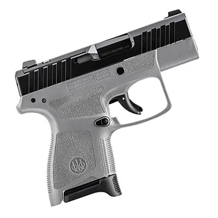 Beretta USA JAXN9268A1 APX A1 Carry Micro-Compact Frame 9mm Luger 8+1 3" Blued Steel Barrel, Black Serrated Steel Slide, Wolf Gray Polymer Frame, Polymer Grip