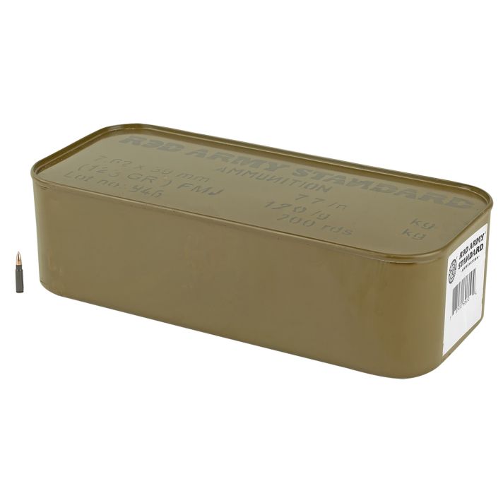 Red Army Standard A2002 Romanian7.62x39mm 123gr Full Metal Jacket Boat Tail/700rds