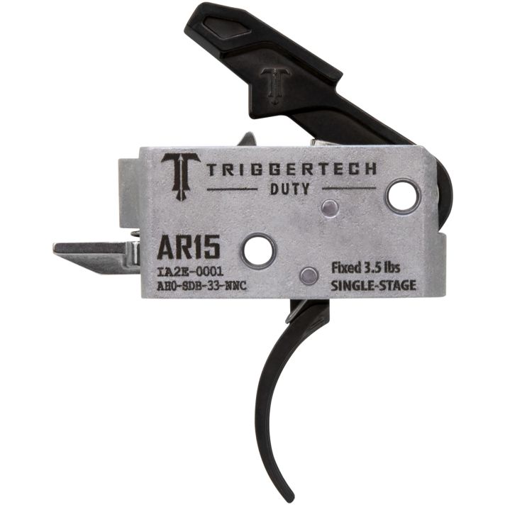 TriggerTech AH0SDB33NNC DutyCurved Trigger Single-Stage 3.50 lbs Draw Weight Fits AR-15