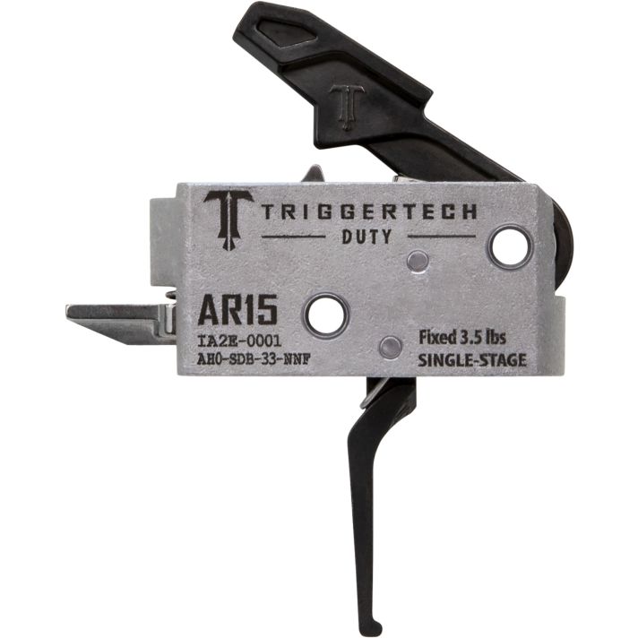 TriggerTech AH0SDB33NNF DutyFlat Trigger Single-Stage 3.50 lbs Draw Weight Fits AR-15