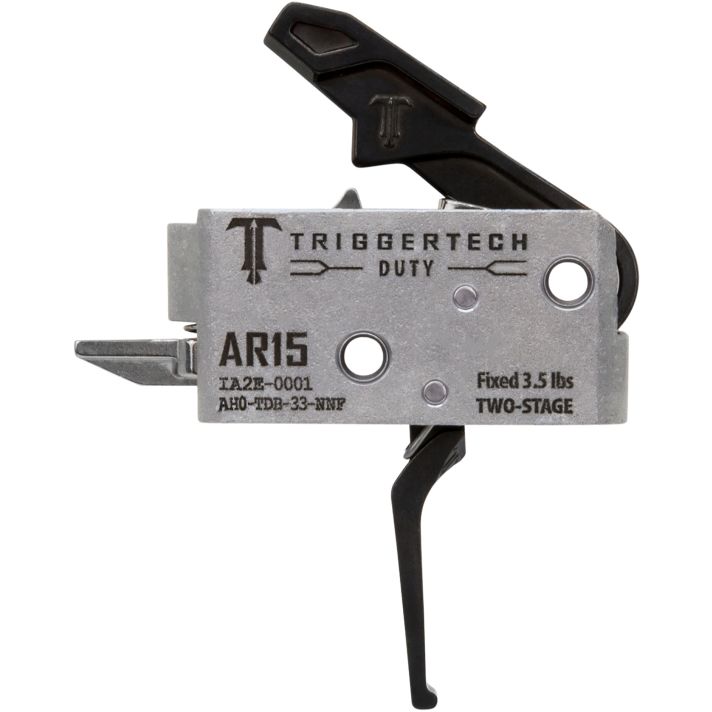 TriggerTech AH0TDB33NNF DutyFlat Trigger Two-Stage 3.50 lbs Draw Weight Fits AR-15