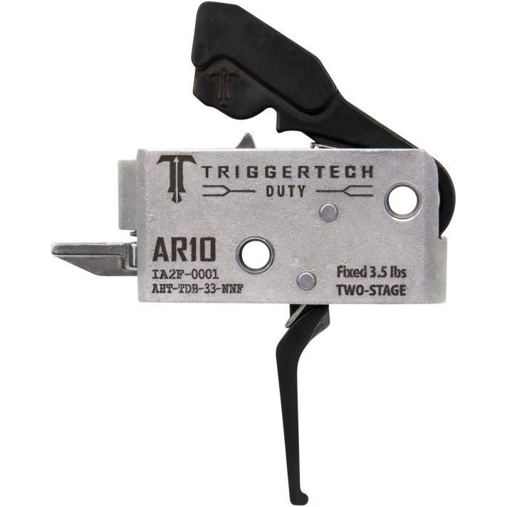 TriggerTech AHTTDB33NNF DutyFlat Trigger Two-Stage 3.50 lbs Draw Weight Fits AR-10