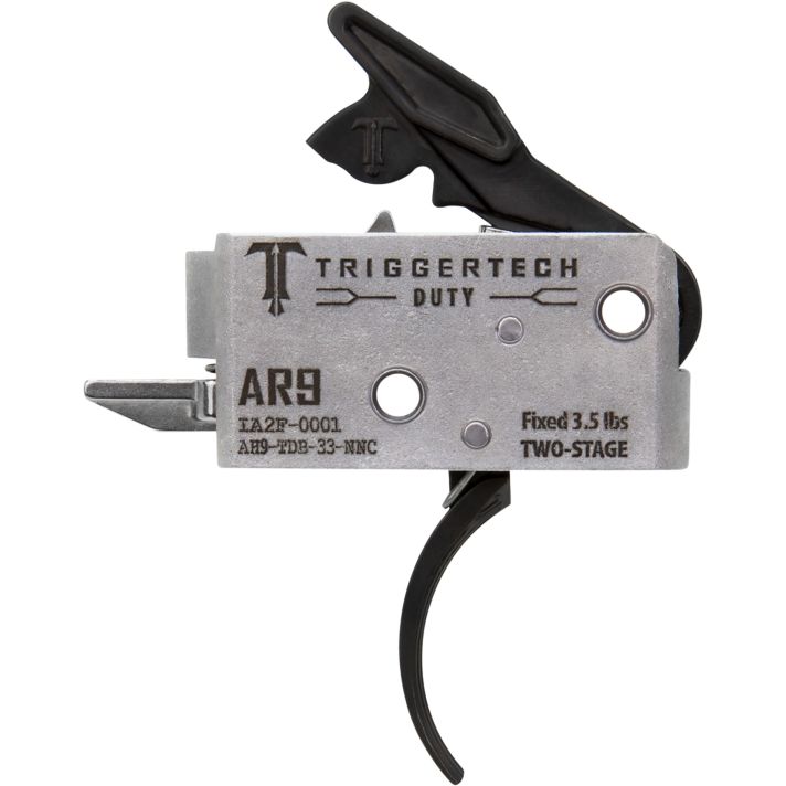 TriggerTech AH9TDB33NNC DutyCurved Trigger Two-Stage 3.50 lbs Draw Weight Fits AR-9