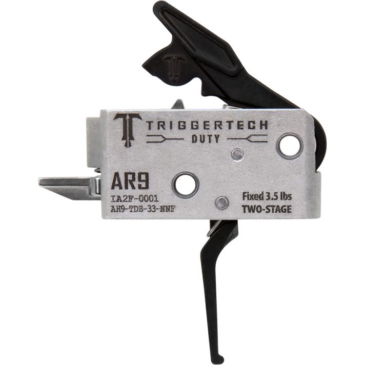 TriggerTech AH9TDB33NNF DutyFlat Trigger Two-Stage 3.50 lbs Draw Weight Fits AR-9