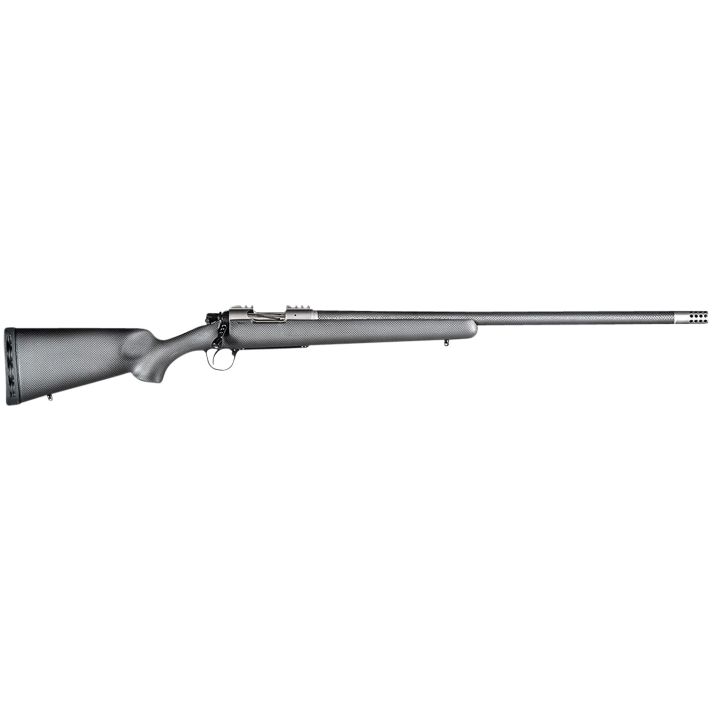 Christensen Arms 8010801000 Summit TIFull Size 7mm PRC 3+1, 26" Natural Titanium Steel Threaded Barrel, Natural Titanium Aluminum Receiver, Natural Carbon Fiber Thumbhole Stock