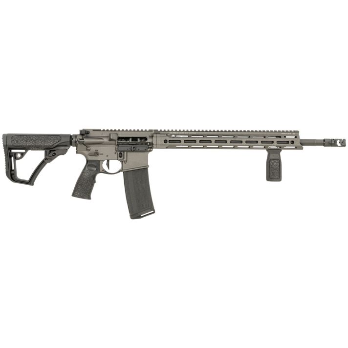 Daniel Defense 0212810739047 DDM4 V7 Pro 5.56x45mm NATO 18" 30+1, Cobalt Rec, Black OEM Overmolded Stock & Grip, Geissele Trigger