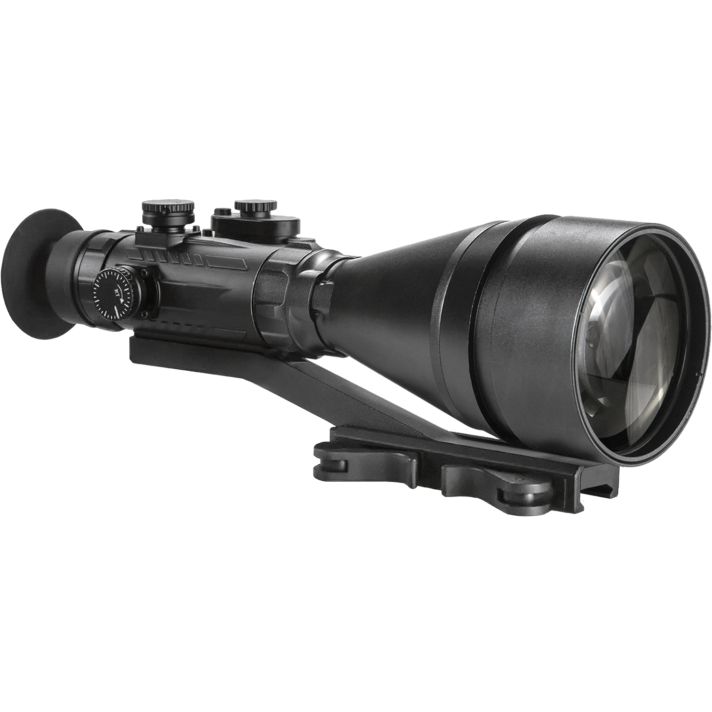 AGM Global Vision 15WP6623474111 Wolverine Pro-6 3APW Night Vision Rifle Scope Matte Black 6x100mm Gen 3 Auto-Gated White Phosphor Illuminated Red Chevron w/Ballistic Drop Reticle