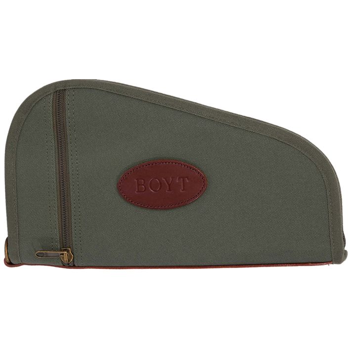 Boyt Harness PP41OD Heart-Shaped Pistol Case OD Green Canvas Holds Handgun