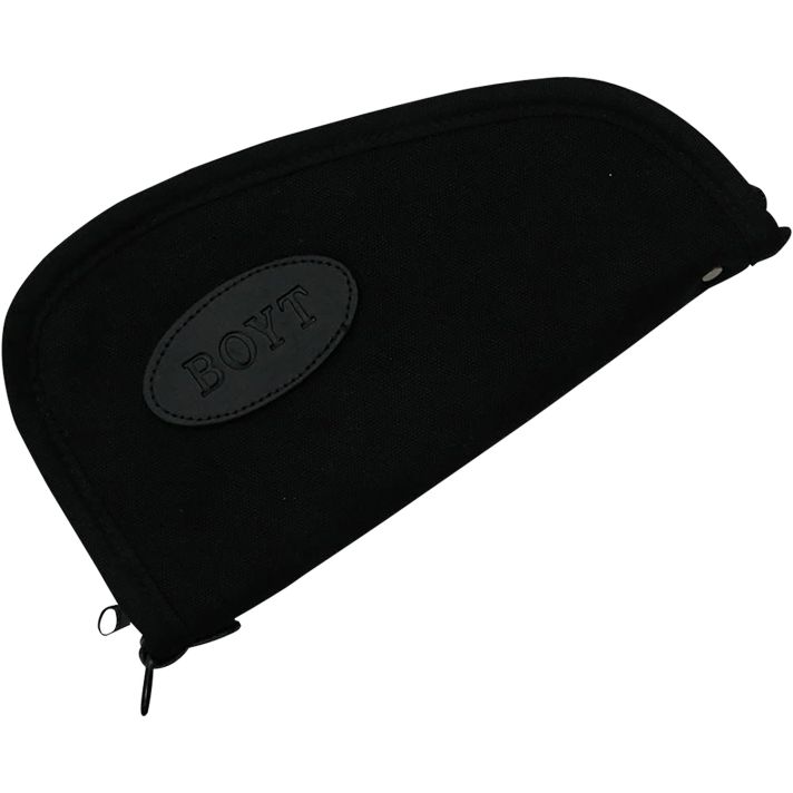 Boyt Harness PP41BLK Heart-Shaped Pistol Case Black Canvas Holds Handgun