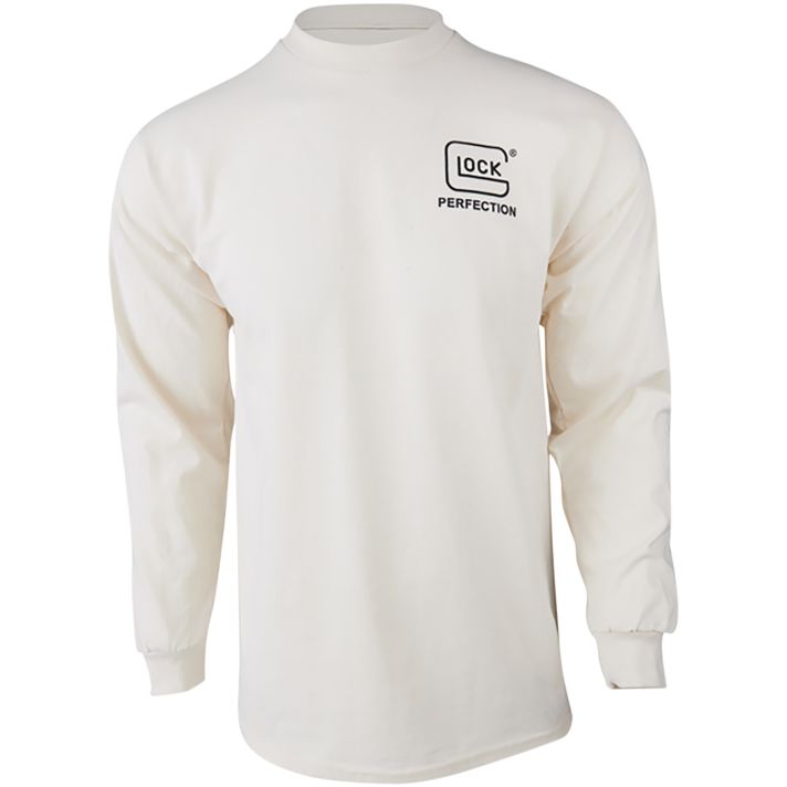 Glock AP96073 Born In AustriaTan Pre-Shrunk Cotton Long Sleeve Large