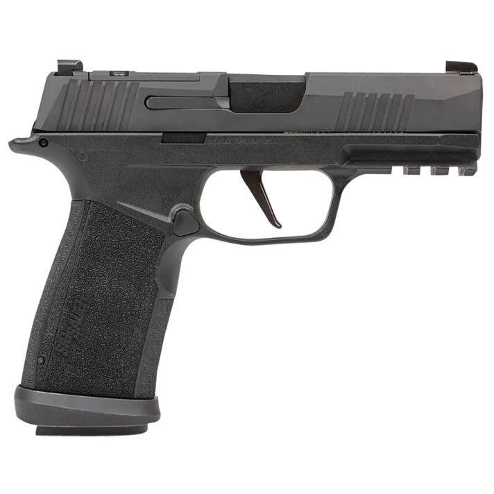 Sig Sauer 365XCA9TACOPS P365-XMACRO TACOPS Compact 9mm Luger 17+1 3.70" Black Barrel, Black Nitron Optic Ready/Serrated Slide, Black Polymer Frame w/Picatinny Rail, Black XMACRO Polymer Grips