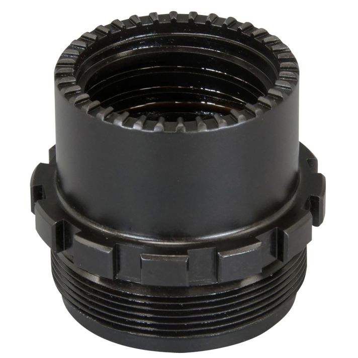 Yankee Hill 3060 Phantom QD Adapter 1-3/8"-24 tpi, Black Stainless Steel