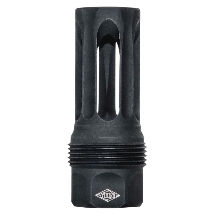Yankee Hill 440524 sRx Q.D. Flash Hider Long Black Phosphate Steel with 5/8"-24 tpi, 9mm, 2.30" OAL & 9.375" Diameter for sRx Adapters