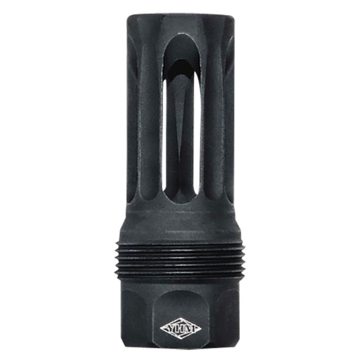 Yankee Hill 440528 sRx Q.D. Flash Hider Long Black Phosphate Steel with 1/2"-28 tpi, 9mm, 2.30" OAL & 9.375" Diameter for sRx Adapters