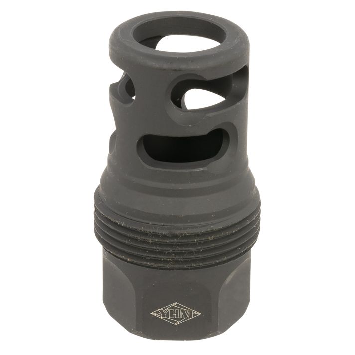 Yankee Hill 4445MB32 sRx Q.D. Muzzle Brake Short Black Phosphate Steel with 5/8"-32 tpi for sRx Adapters